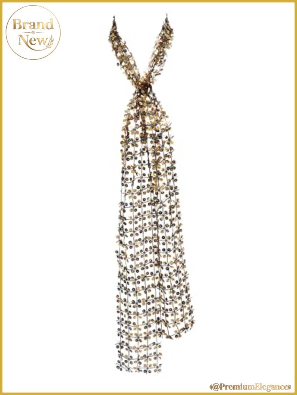 Sequin Scarf Women Elegant Neck Scarf Headband Sparkle Tie Fashion Scarf Bag